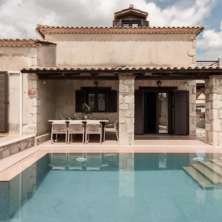Viatzo - Eclectic With Heated Saltwater Pools Villa Mouzákion